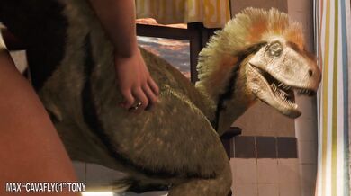 'Jane, the Raptor, in: Bathroom Mating'