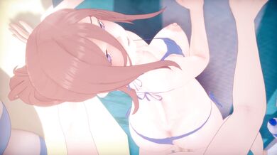 "Miku and Nakano: A Beachside Romance in 4k, Master's POV"