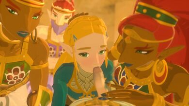 'Riding the Link with a Gerudo Nudist FM Hostess.'