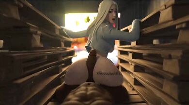 "The Frozen Queen: A Succulent Assjob for Emma Frost in 3D"