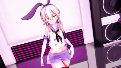 "Sailor Shimakaze and her Pink Cat, a MMD Animation with Adult Content - GenesisMMD"