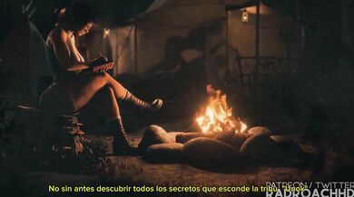 'La aventura de Lara Croft en la cueva de la maternidad: Subtitulada en español'