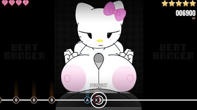 "Busty Beauties Banging on a Bed of Kitten Toys with High-Octane Explosions!"