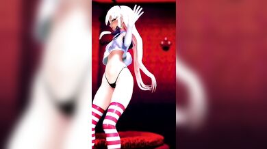 "Sailor Shimakaze - The Ultimate Tidal Wave Ride - Genesis MMD [R18]"