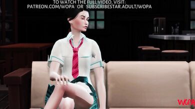 "One Night Stand with the Hot Teacher after Cheating on Your Boyfriend in the Trailer Park"