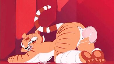 Pornstar Tigress and her Master take on a human submissive in the hottest threesome you'll ever see!