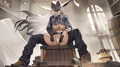 "Indy Is Ready To Bust You - Azur Lane Mod Hentai Parody"