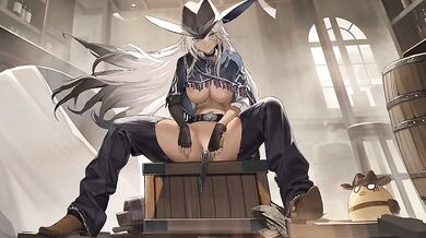 "Indy Is Ready To Bust You - Azur Lane Mod Hentai Parody"