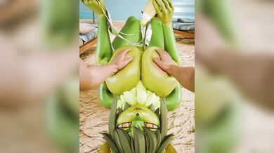 "Taking Sun Protection to New Heights: Natsu and Sunscreen!"