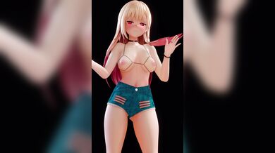 'Marin Kitagawa in MMD - A Short Hentai Porn Video'