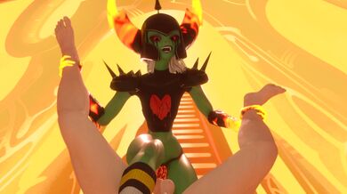 "Amazon Princesses get Pegged by Lord Dominator!"