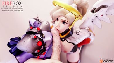 'Major Mk4 takes on Mercy in a rough and steamy encounter!'