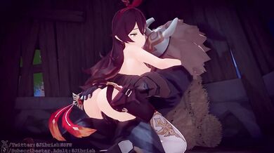 'Abigail on the Backseat with Jibri [Hentai]'