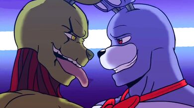 'Spring Bonnie Love: Springtrap's XXX Fetish Video with Bonnie!'