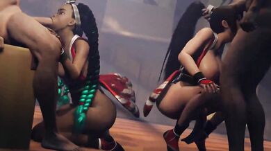 'Hardcore Blowjob Battle! Kunoichi Mai vs. Ms. Kimberly in a Soundproof Room (Rogue Nine)'