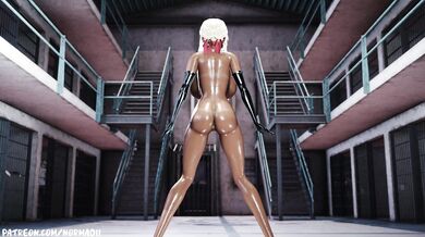 "A Violet Evergarden Provocative Dance: Elegant Ecstasy and Sultry Moves"