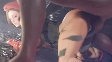 Rewritten as: "Cammy, the cheeks clapper - another defeat means more slap to the butt for her! [Rouge Nine]"