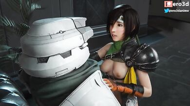 'SOLDIER Beta Testing: Yuffie Rides the Shinra Guard 3D'