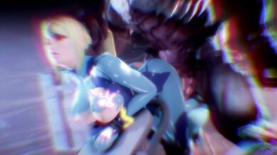 'Slutty Samus Squirts Her Alien Cum All Over the Place!'