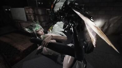 The sexy adventure of a Chaurus Hunter who is also an angel of love