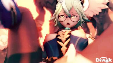 Watch the ultimate hentai showdown between Sucrose and Dragk, with hot side character Hilichurls as the sweet centerfold!