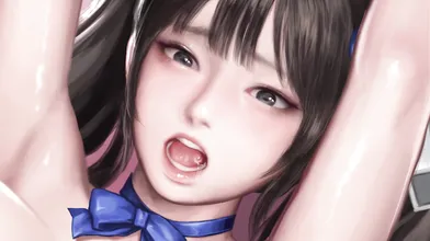 Watch hot babe Ariel Marie get double penetrated by two well-endowed dudes in this Hestia (from Danmachi) themed hentai PORN video
