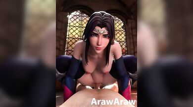 Irelia Rides the Monster Cock