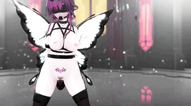 The Naughty Insect and the Black Wings Hentai Dance Starring Kafka Honkai in a Star Rail Bondage Scene