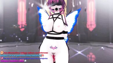 The Naughty Insect and the Black Wings Hentai Dance Starring Kafka Honkai in a Star Rail Bondage Scene