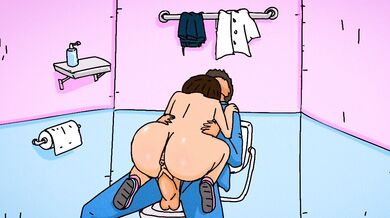 Lustful Lovers Meet in the Bathroom