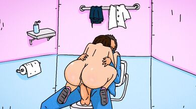 Lustful Lovers Meet in the Bathroom