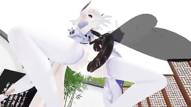 The [TR123] anime slut gets her pussy bug-fucked by a giant insect!