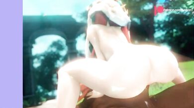 Watch as these slutty Tevyat girls get fucked hard by a group of horny men in Genshin HMV 1