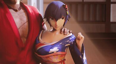 Naoto Shirogane gets caught red-handed while masturbating in the bathroom stall at work