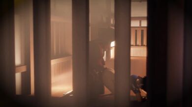 Naoto Shirogane gets caught red-handed while masturbating in the bathroom stall at work