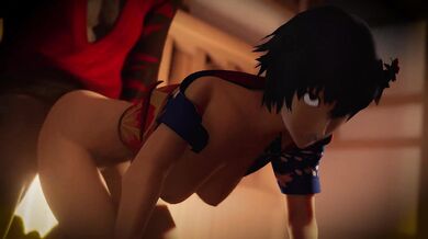 Naoto Shirogane gets caught red-handed while masturbating in the bathroom stall at work