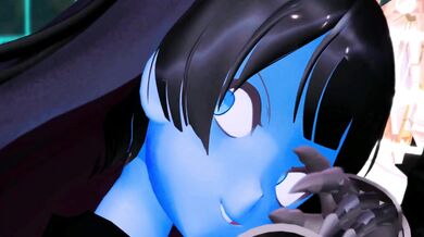 The Light Cruiser Demon: Naked and Dancing in Kancolle, a Hentai MONSTER GIRL MMD 3D Animation with Blue Skin