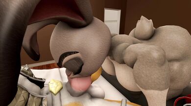 Judy and Fox McCloud have a wild time together in the bedroom!