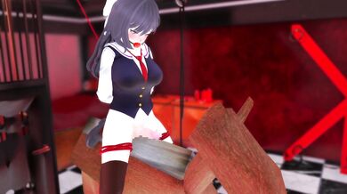 Watch as the beautiful hentai futa horse hangs on a rope in this exclusive porn video!