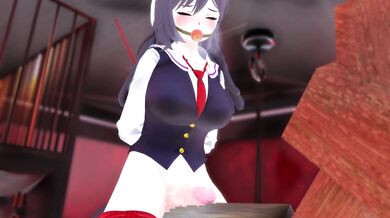 Watch as the beautiful hentai futa horse hangs on a rope in this exclusive porn video!