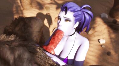 The sexiest Overwatch babes turn into werewolves for a night of wild passion and unbridled lust