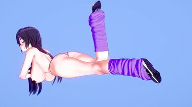 Sweat, muscles and lust in the gym with Kuro and Anne!