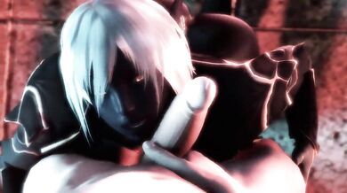 Draco-Dragon Cum Shot Warriors of the Hentai Realm: Queen Nualia vs Dragonborn Dick - Secaz