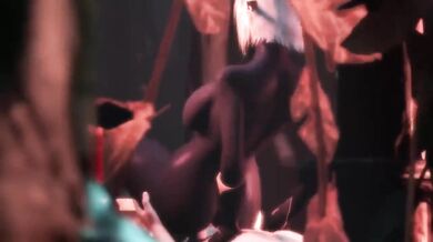 Draco-Dragon Cum Shot Warriors of the Hentai Realm: Queen Nualia vs Dragonborn Dick - Secaz