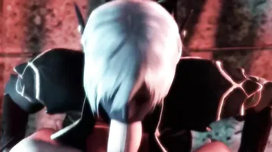 Draco-Dragon Cum Shot Warriors of the Hentai Realm: Queen Nualia vs Dragonborn Dick - Secaz
