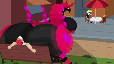 Sexy Snake Girls Ultimate Ride on the Giant Centipede!