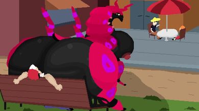 Sexy Snake Girls Ultimate Ride on the Giant Centipede!