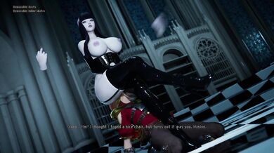 Hairy, Busty Goth Lo*li Gets Taken by Mature Men in Black Latex