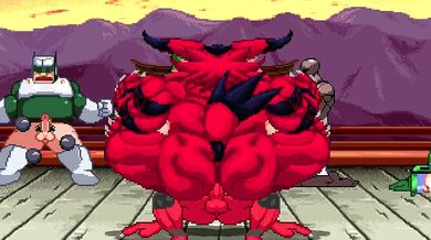 Watch as Big The Cat and Incineroar engage in a heated battle in the ring! Who will come out on top?