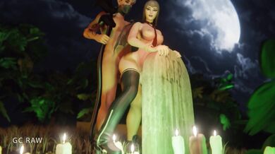 Forest Fuck: Vivica Saint Gets Ravished in the Darkness